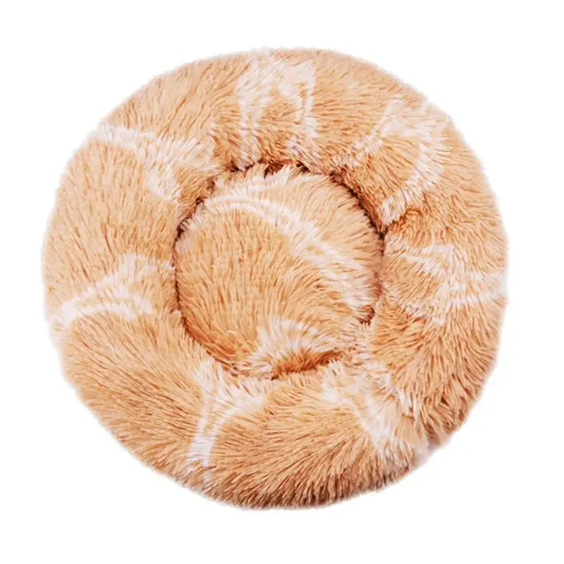 Cocon Moelleux – Panier Rond en Peluche pour Chats et Chiens
