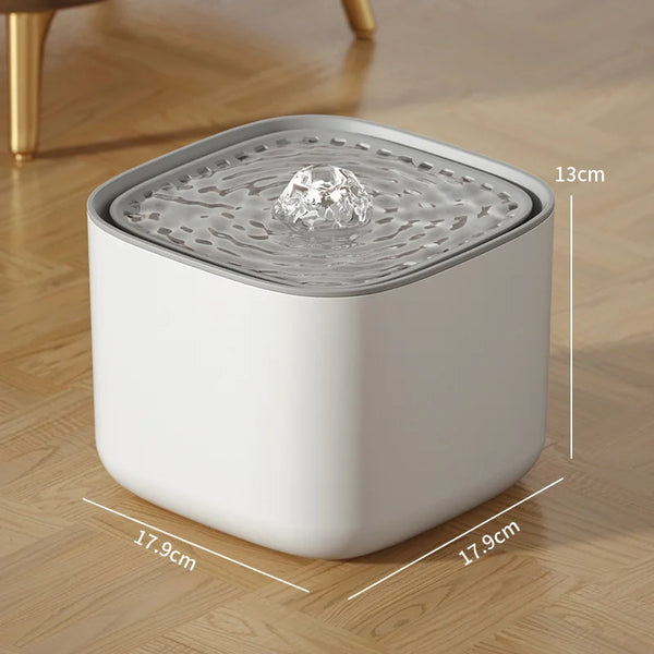Fontaine à Eau Électrique 3 L pour Chat – Silencieuse, Filtration Automatique et Grande Capacité