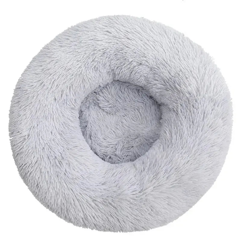 Cocon Moelleux – Panier Rond en Peluche pour Chats et Chiens