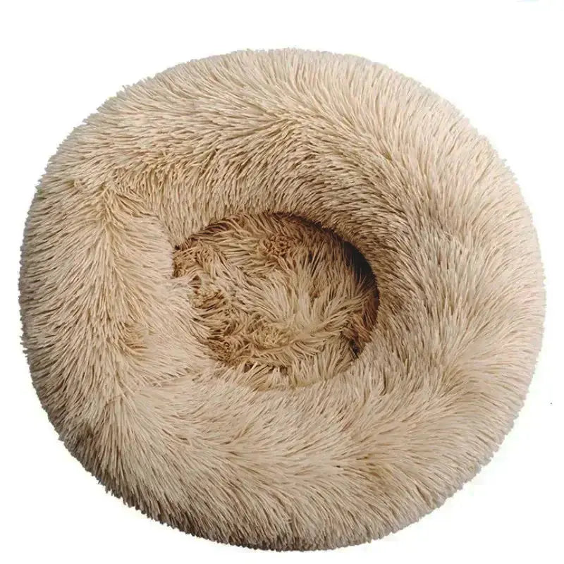 Cocon Moelleux – Panier Rond en Peluche pour Chats et Chiens