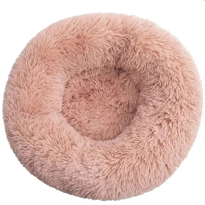Cocon Moelleux – Panier Rond en Peluche pour Chats et Chiens