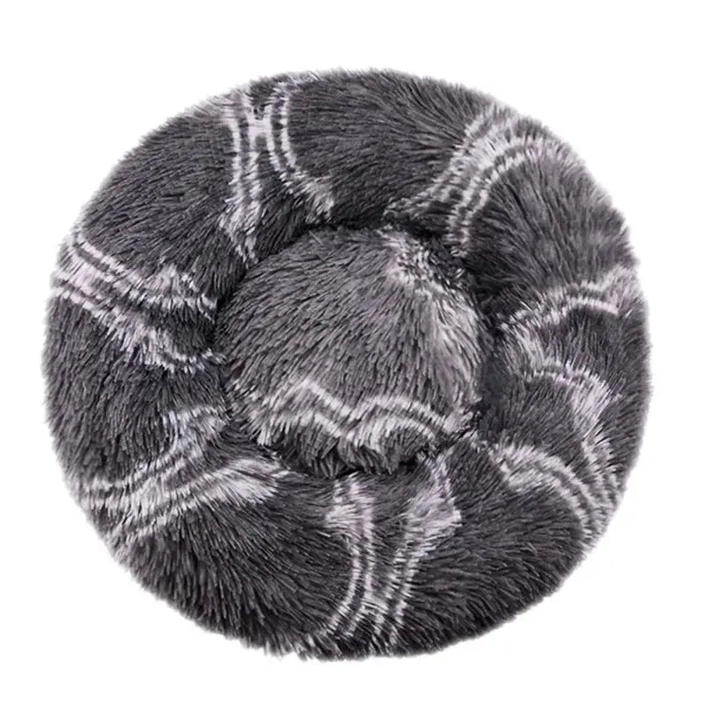 Cocon Moelleux – Panier Rond en Peluche pour Chats et Chiens