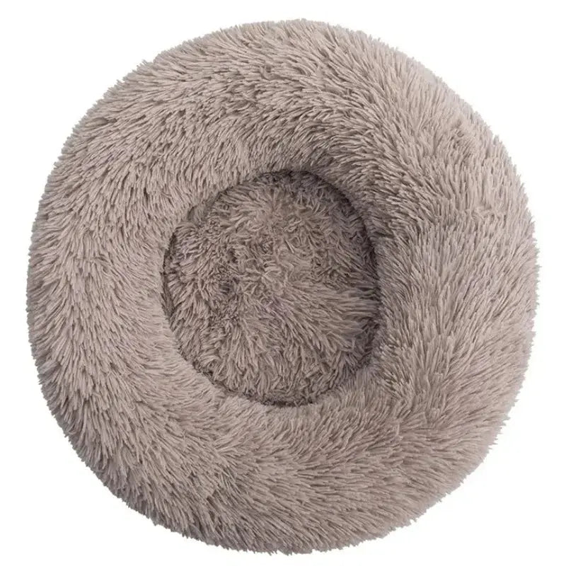 Cocon Moelleux – Panier Rond en Peluche pour Chats et Chiens