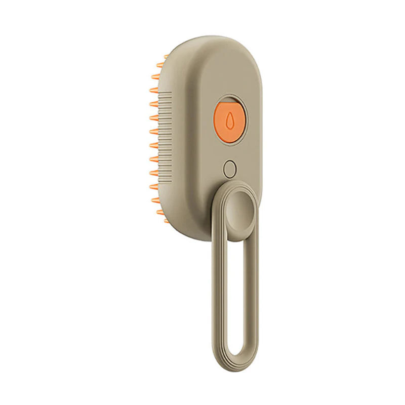 Brosse Vapeur 3-en-1 - Chien & Chat – Massage, Démêlage, Anti-Poils