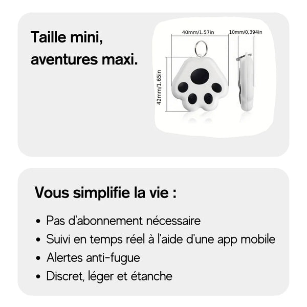 Traceur Intelligent SafePet – Sécurité et liberté pour vos animaux