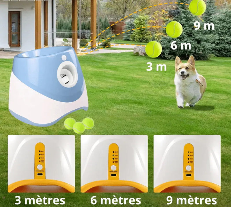 FetchMaster – Lanceur Automatique de Balles pour Petits Chiens